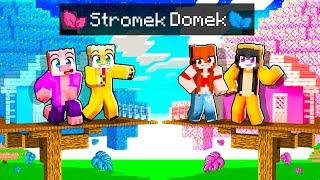 KLUCI vs HOLKY Staví DOMKY na STROMECH v Minecraftu!