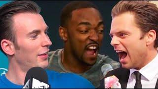 Chris Evans, Anthony Mackie & Sebastian Stan being the best chaotic trio for 10 mins straight