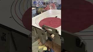 Leather spiral cutting machine