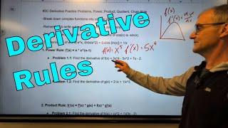 Basic Differentiation Rules For Derivatives