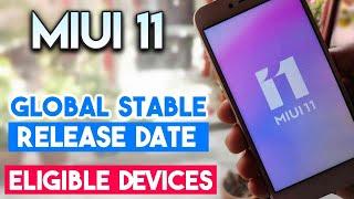 MIUI 11 Stable Update Release Date In India | MIUI 11 Eligible / Supported Devices List