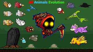 All Animals Evolution And Autumn Reaper Destroyed Bosses Enemies (EvoWorld.io)