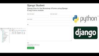 Django How to Use Bootstrap 4 Forms using Django Crispy Forms module