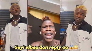 Seyi Vibez REPLY portable with new DISS song after zazu INSULTED Seyi for buying Fake streams