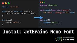 Install Jetbrains Mono Font in Windows and VSCode - 2024! ‍