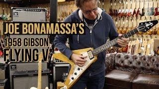 Show & Tell with Joe Bonamassa's 1958 Gibson Flying V at Norman's Rare Guitars
