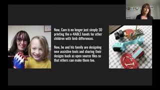 3D Printing and e-NABLE in STEM Education, Jen Owen (e-NABLE) and Samantha Gleisten (Bit Space)