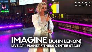 Bebe Rexha Live! "Imagine" at Planet Fitness Center Stage (New Year's Eve 2019)