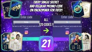 All *Secret Codes* and *Promo Codes* on pack opener for fut 21 | *120* + codes | PackOpener fut 21