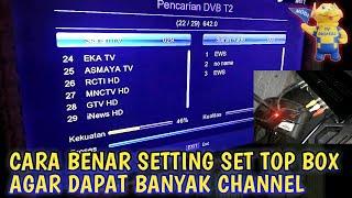 Cara Setting Set Top Box Dvb-t2