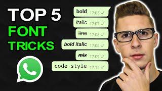 Whatsapp font style tips and tricks 2021 | Write bold, italic, strikethrough, fixedsys on Whatsapp