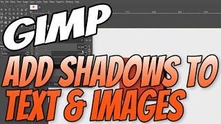 How To Add A Shadow To Text Or An Image In Gimp 2.10 Tutorial | Gimp Basics For Beginners