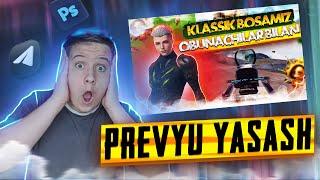 PUBG MOBILE UCHUN PHOTOSHOPDA PREVYU TAYYORLASH | YARIM SOATDA ⏱