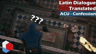 What is the Priest Saying during Confession? | AC Unity