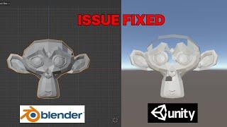 How to fix missing faces | Blender to unity. @envisionSpace