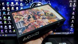 PS2 SLIM TUNADO TEMA KINGDOM HEARTS, VERSÃO 1TB OU 500GB, JOGOS DE PS2, PS1 E EMULADORES.