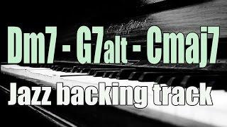 Jazz Backing Track | II - V7alt - I | C major