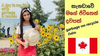 මගේ ජීවිතෙන් දවසක් garbage සහ recycle එක්ක | A day in my life with garbage & recycle