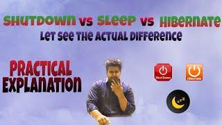 Hibernate VS Sleep | which one is Best ? | Share Tech Tamil