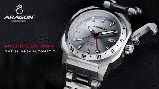 ARAGON® The NEW Millipede Max GMT Automatic