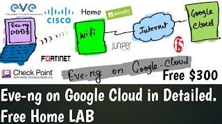 Free EVE-NG Lab on Google Cloud | Home Lab | Palo Alto LAB | Free 300$ Google Cloud