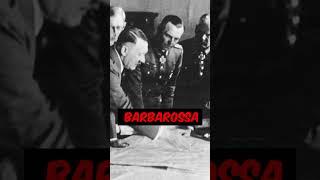 Hitler was told OPERATION BARBAROSSA would FAIL #shorts #history