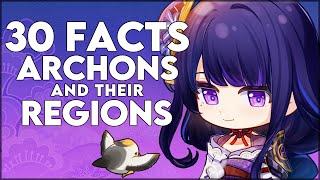 30 Facts About The Three Archons And Their Three Regions - Genshin Impact