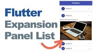 Flutter e Expansion Panel List (Expand Card no Flutter)