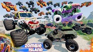 Monster Jam INSANE Zombie Island Adventure #23 | Racing, Freestyle, and High Speed Jumps