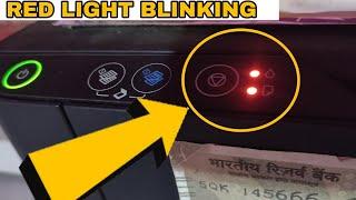 Epson Service Required Solution | l380 l220 l360 l3110 Red Light  Blinking Solution "HINDI"