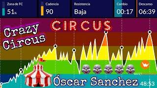 OSCAR SANCHEZ ciclo indoor Spinning CRAZY CIRCUS