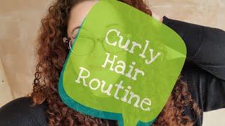 My Curly Hair Routine UK | Curly Girl Method CG | Co Wash