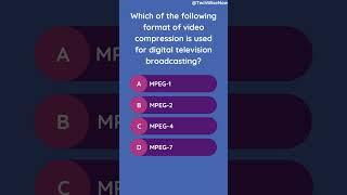  MPEG-2: The Video Compression Standard for Digital TV | #television