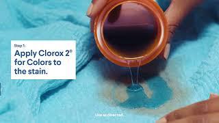 How to Remove Stains from Colored Clothing with Clorox 2 for Colors