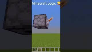 Minecraft Weird Logic Part 1                    #shorts #minecraft