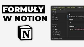 Formuły w Notion - Poradnik dla Początkujących 2023