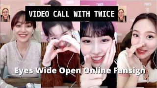 Video Call with TWICE "Eyes Wide Open" Event | 트와이스 영상통화 이벤트