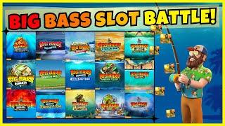  Epic Big Bass Slot Battle! Taking On All 15 Big Bass Online Slots! #onlineslots #slots #subscribe