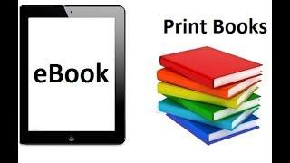 What is the difference between an ebook and printed book?