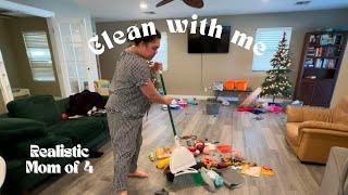 Clean With Me | A Realistic Day in the Life of a Mom of 4