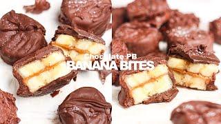 EASY VIRAL CHOCOLATE PB BANANA BITES I sugar-free & low calorie snack