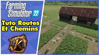 Comment faire de belles routes et chemin sur FARMING SIMULATOR 22 #farmingsimulator22 #farming