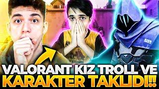 VALORANT KIZ VE KARAKTER SESİYLE TROLLEDİK (ŞOK OLDULAR)