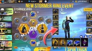 NEW STORMER RING EVENT | NEW RING EVENT SPIN TRICK | FREEFIRE NEW EVENT | FF NEW EVENT #freefire