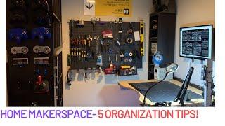 5 Things I did to organize my home makerspace in 2019