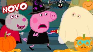 Peppa Pig Português Brasil | Caça aos Fantasmas | NOVO Contos da Peppa Pig