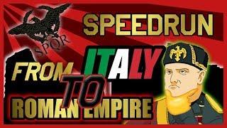 HOI4: ITALY TO ROMAN EMPIRE (Elite Speedrun)