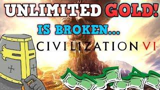 CIVILIZATION 6 IS A PERFECTLY BALANCED GAME WITH NO EXPLOITS - Unlimited Gold Challenge