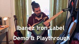 Ibanez RGDIX7MPB-SBB Iron Label 2018 [ Demo & Playthrough ]