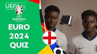England EURO 2024 QUIZ ft. GUÉHI & SAKA
